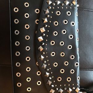 black studded night out bag, never used